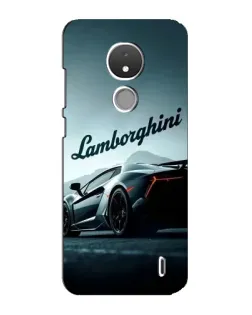 Чохол для Nokia C21 з картинкою «Класичний Lamborghini надпис»