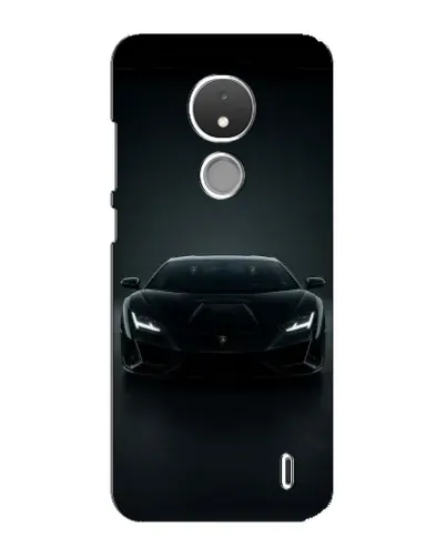 Чохол для Nokia C21 з картинкою «Чорний Lamborghini Aventador» Чохол для Nokia C21 з картинкою «Чорний Lamborghini Aventador»