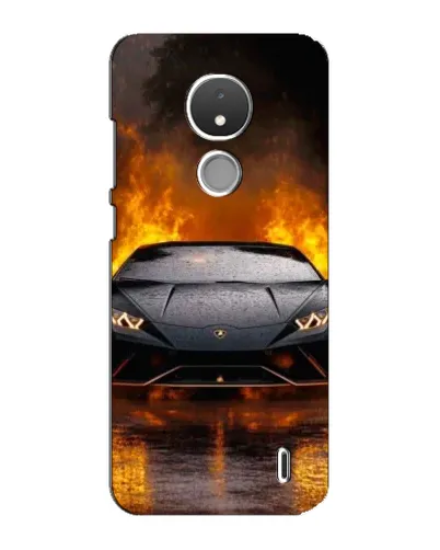 Чохол для Nokia C21 з картинкою «Lamborghini у вогні» Чохол для Nokia C21 з картинкою «Lamborghini у вогні»