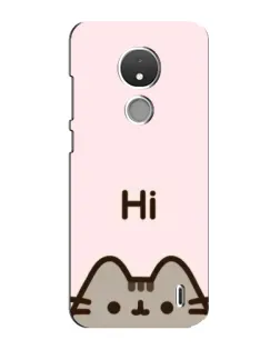 Чохол для Nokia C21 з картинкою «Пушин каже Hi» Чохол для Nokia C21 з картинкою «Пушин каже Hi»