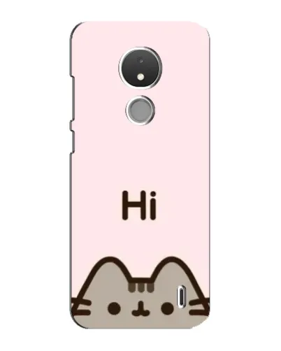 Чохол для Nokia C21 з картинкою «Пушин каже Hi» Чохол для Nokia C21 з картинкою «Пушин каже Hi»