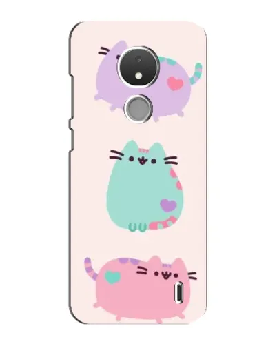 Чохол для Nokia C21 з картинкою «Pusheen тріо» Чохол для Nokia C21 з картинкою «Pusheen тріо»