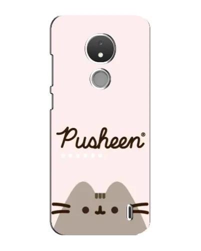 Чохол для Nokia C21 з картинкою «Pusheen логотип» Чохол для Nokia C21 з картинкою «Pusheen логотип»