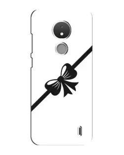 Чохол для Nokia C21 з картинкою «Діагональний бант»