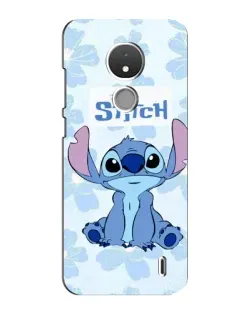 Чехол для Nokia C21 с картинкой «Stitch среди цветов» Чехол для Nokia C21 с картинкой «Stitch среди цветов»