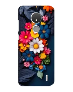 Чехол для Nokia C21 с картинкой «Цветочная феерия» Чехол для Nokia C21 с картинкой «Цветочная феерия»