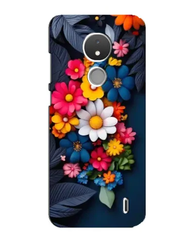 Чохол для Nokia C21 з картинкою «Квіткова феєрія»