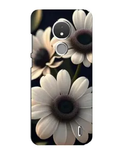 Чехол для Nokia C21 с картинкой «Белые маргаритки макро» Чехол для Nokia C21 с картинкой «Белые маргаритки макро»