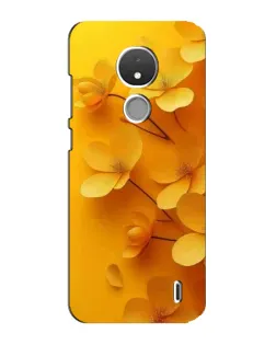 Чехол для Nokia C21 с картинкой «Золотые лепестки» Чехол для Nokia C21 с картинкой «Золотые лепестки»