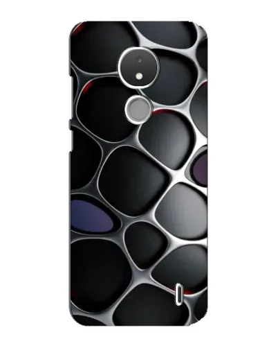 Чохол для Nokia C21 з картинкою «Об'ємна темна решітка» Чохол для Nokia C21 з картинкою «Об'ємна темна решітка»