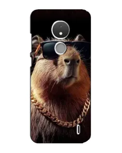 Чохол для Nokia C21 з картинкою «Капібара золотий ланцюг» Чохол для Nokia C21 з картинкою «Капібара золотий ланцюг»