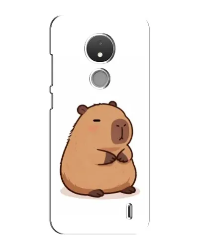 Чохол для Nokia C21 з картинкою «Товстенька капібара»