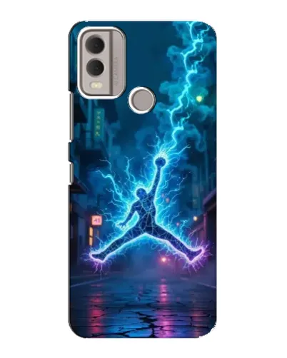 Чехол для Nokia C22 с картинкой «Jordan Gold Jumpman» Чехол для Nokia C22 с картинкой «Jordan Gold Jumpman»