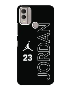 Чехол для Nokia C22 с картинкой «Jordan Vertical»