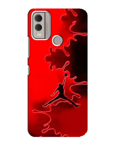 Чехол для Nokia C22 с картинкой «Jordan Red Smoke» Чехол для Nokia C22 с картинкой «Jordan Red Smoke»