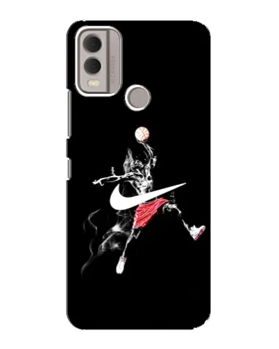 Чехол для Nokia C22 с картинкой «Jordan Jumpman» Чехол для Nokia C22 с картинкой «Jordan Jumpman»