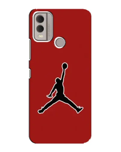 Чехол для Nokia C22 с картинкой «Jordan Red Back» Чехол для Nokia C22 с картинкой «Jordan Red Back»