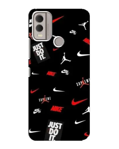 Чехол для Nokia C22 с картинкой «Nike Mix Pattern» Чехол для Nokia C22 с картинкой «Nike Mix Pattern»