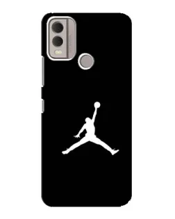 Чехол для Nokia C22 с картинкой «Jordan Silhouette»