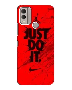 Чехол для Nokia C22 с картинкой «Nike Just Do It»