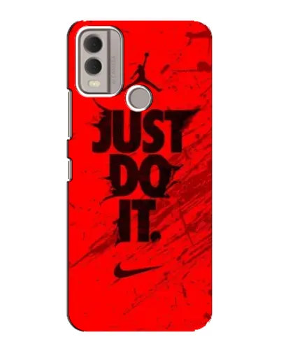 Чехол для Nokia C22 с картинкой «Nike Just Do It» Чехол для Nokia C22 с картинкой «Nike Just Do It»
