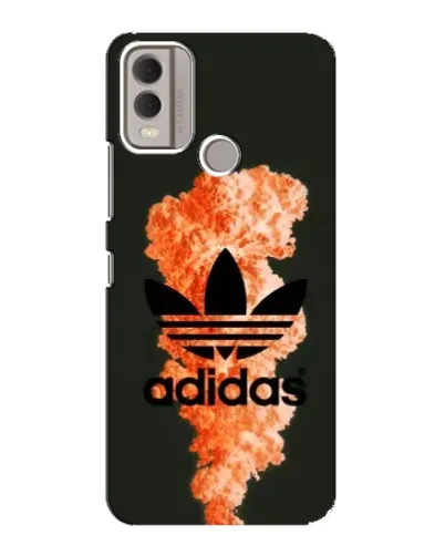 Чехол для Nokia C22 с картинкой «Оранжевый дым Adidas» Чехол для Nokia C22 с картинкой «Оранжевый дым Adidas»