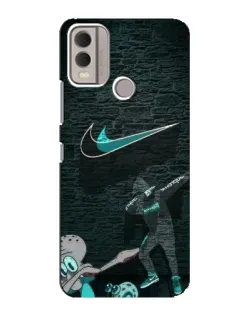 Чехол для Nokia C22 с картинкой «Спортивный арт Nike» Чехол для Nokia C22 с картинкой «Спортивный арт Nike»