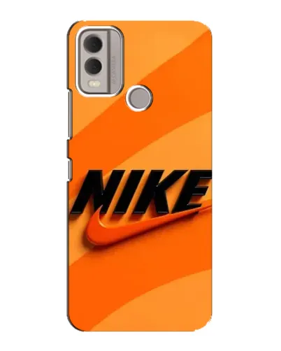 Чехол для Nokia C22 с картинкой «Оранжевый драйв Nike» Чехол для Nokia C22 с картинкой «Оранжевый драйв Nike»