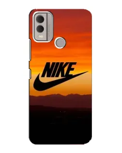 Чехол для Nokia C22 с картинкой «Nike — вечерний горизонт»