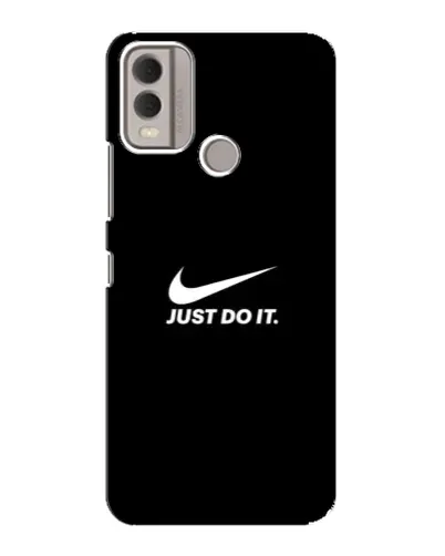 Чехол для Nokia C22 с картинкой «Минимализм от Nike» Чехол для Nokia C22 с картинкой «Минимализм от Nike»