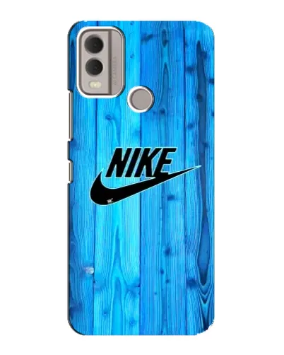 Чехол для Nokia C22 с картинкой «Голубое дерево Nike» Чехол для Nokia C22 с картинкой «Голубое дерево Nike»