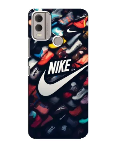 Чехол для Nokia C22 с картинкой «Коллекция кроссовок Nike» Чехол для Nokia C22 с картинкой «Коллекция кроссовок Nike»