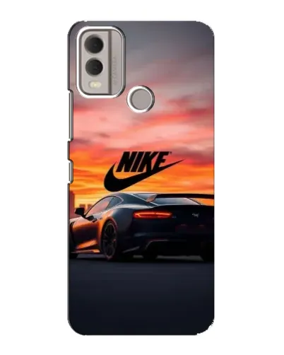 Чехол для Nokia C22 с картинкой «Nike и суперкар» Чехол для Nokia C22 с картинкой «Nike и суперкар»