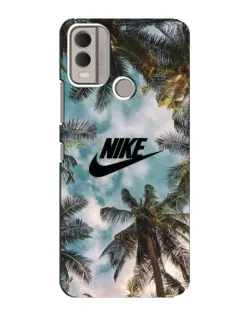 Чохол для Nokia C22 з картинкою «Тропічний принт Nike»