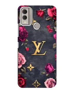 Чехол для Nokia C22 с картинкой «Цветочный Louis Vuitton» Чехол для Nokia C22 с картинкой «Цветочный Louis Vuitton»