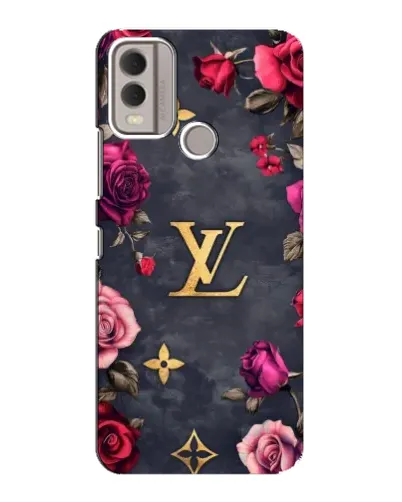 Чехол для Nokia C22 с картинкой «Цветочный Louis Vuitton» Чехол для Nokia C22 с картинкой «Цветочный Louis Vuitton»