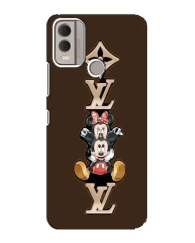 Чехол для Nokia C22 с картинкой «LV и Микки Маус» Чехол для Nokia C22 с картинкой «LV и Микки Маус»