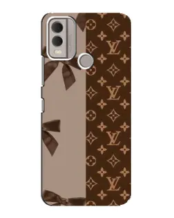 Чехол для Nokia C22 с картинкой «Louis Vuitton — банты»