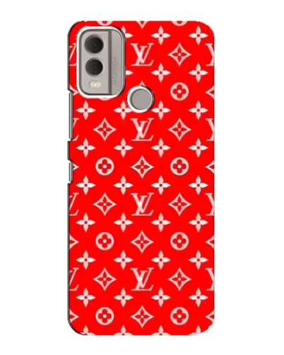 Чехол для Nokia C22 с картинкой «Яркий паттерн LV» Чехол для Nokia C22 с картинкой «Яркий паттерн LV»
