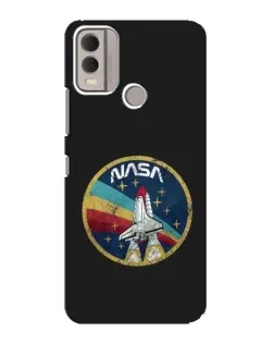Чехол для Nokia C22 с картинкой «NASA — эмблема миссии» Чехол для Nokia C22 с картинкой «NASA — эмблема миссии»