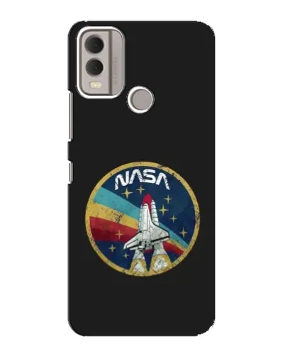 Чехол для Nokia C22 с картинкой «NASA — эмблема миссии» Чехол для Nokia C22 с картинкой «NASA — эмблема миссии»