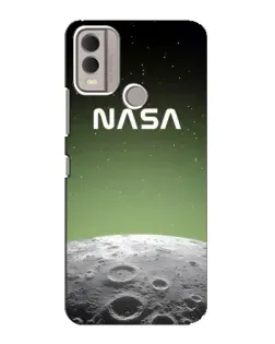 Чехол для Nokia C22 с картинкой «NASA — лунный градиент»