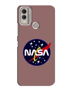 Чехол для Nokia C22 с картинкой «NASA — ретро космос»