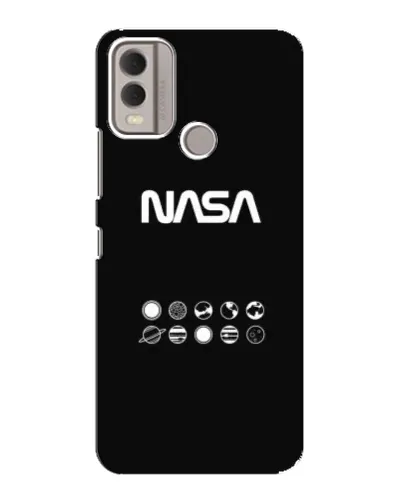 Чехол для Nokia C22 с картинкой «NASA — технический принт» Чехол для Nokia C22 с картинкой «NASA — технический принт»