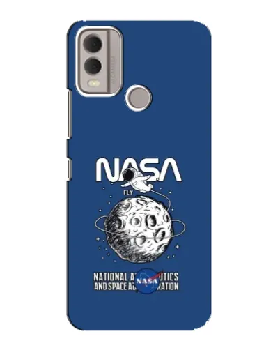Чехол для Nokia C22 с картинкой «NASA — лунная миссия» Чехол для Nokia C22 с картинкой «NASA — лунная миссия»