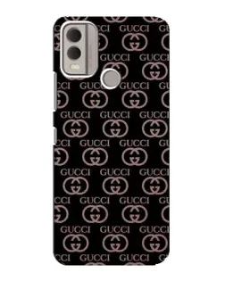 Чехол для Nokia C22 с картинкой «Классическая монограмма Gucci»