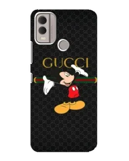 Чехол для Nokia C22 с картинкой «Микки Маус Gucci»