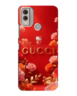 Чехол для Nokia C22 с картинкой «Gucci — золотой сад»