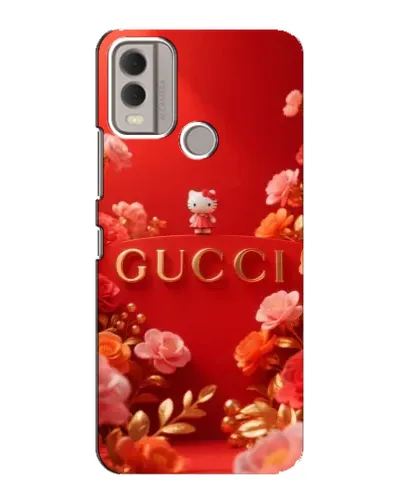 Чехол для Nokia C22 с картинкой «Gucci — золотой сад»