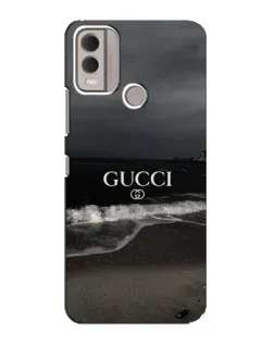 Чехол для Nokia C22 с картинкой «Gucci — морской прибой»